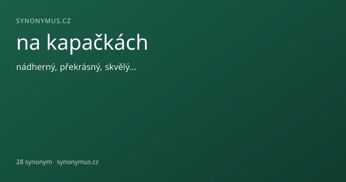 Náhled odkazu: na kapačkách