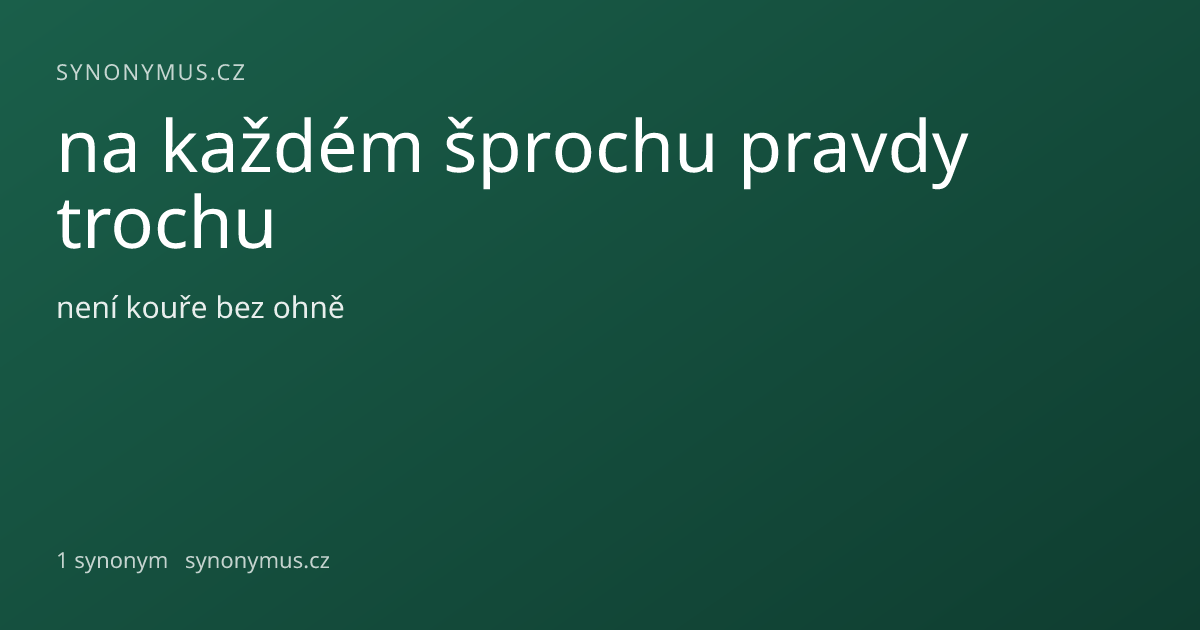 Náhled odkazu: na každém šprochu pravdy trochu