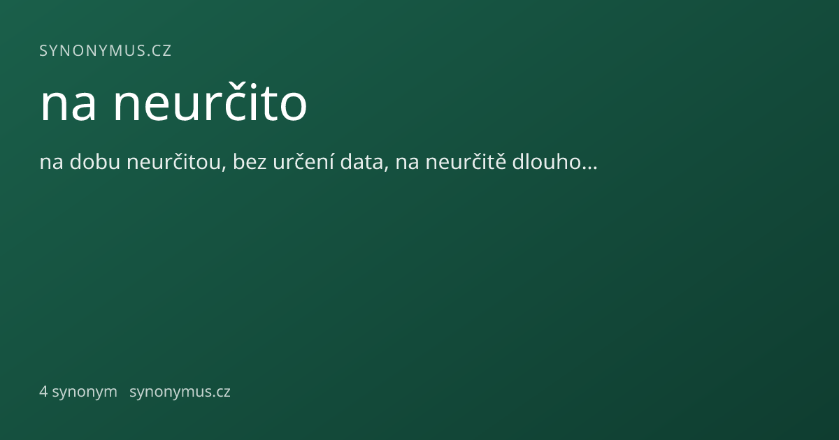 Náhled odkazu: na neurčito