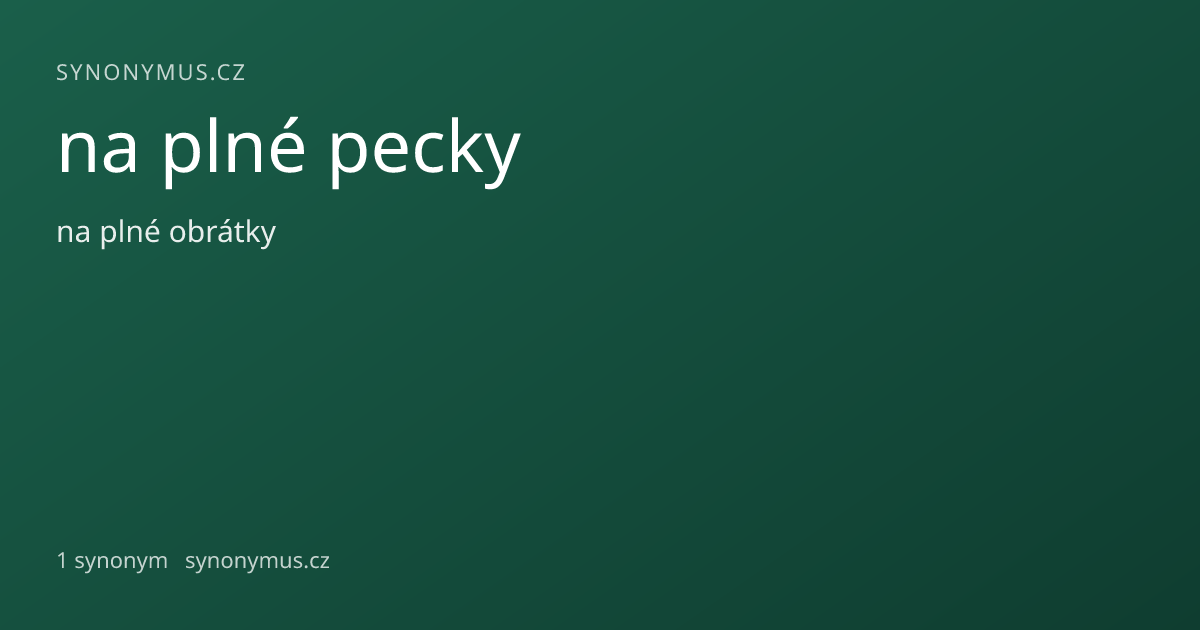 Náhled odkazu: na plné pecky