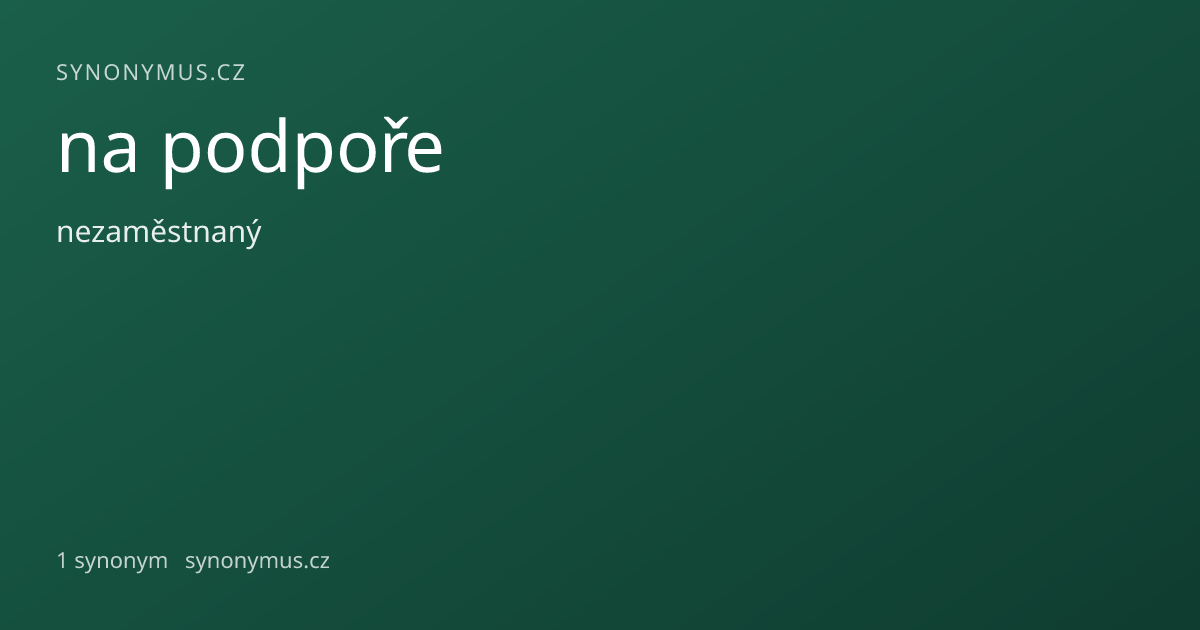 Náhled odkazu: na podpoře