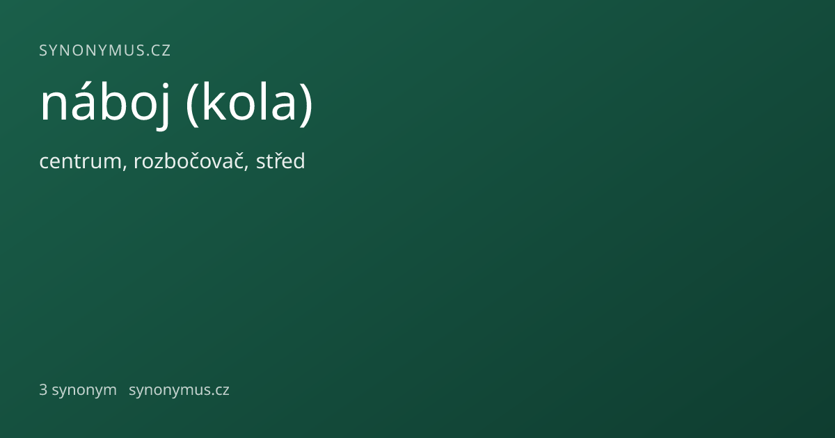 Náhled odkazu: náboj (kola)