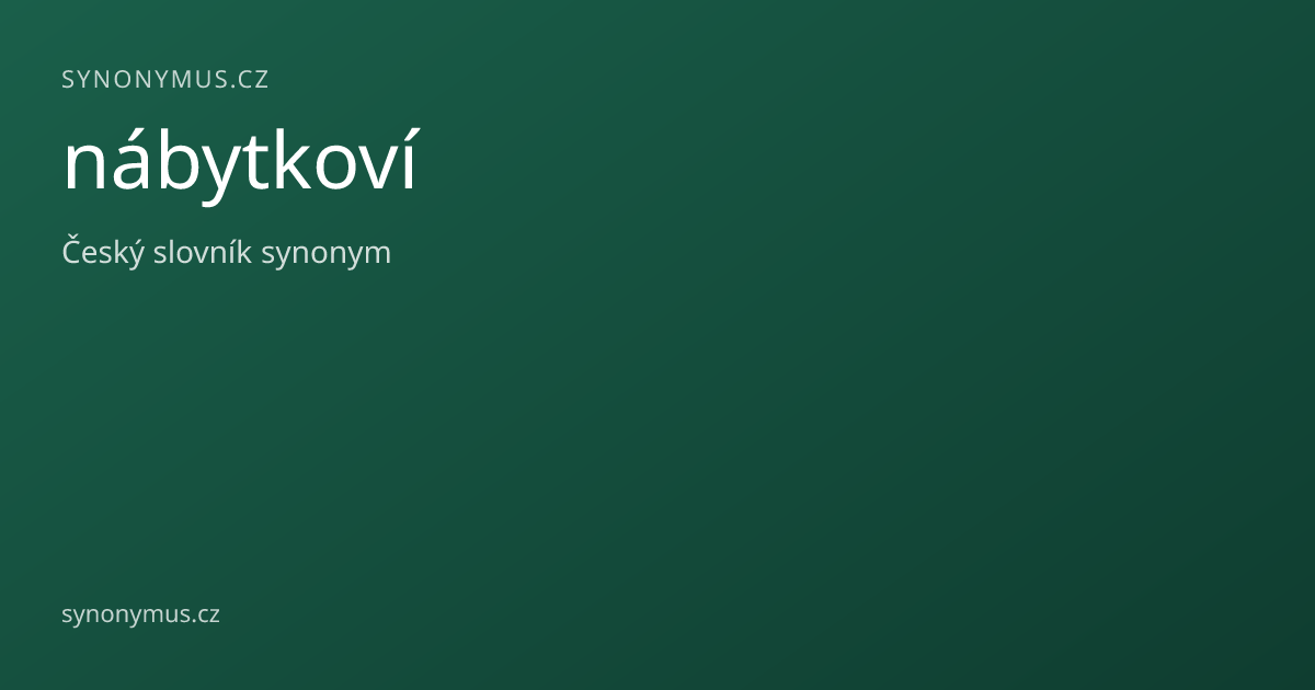 Náhled odkazu: nábytkoví