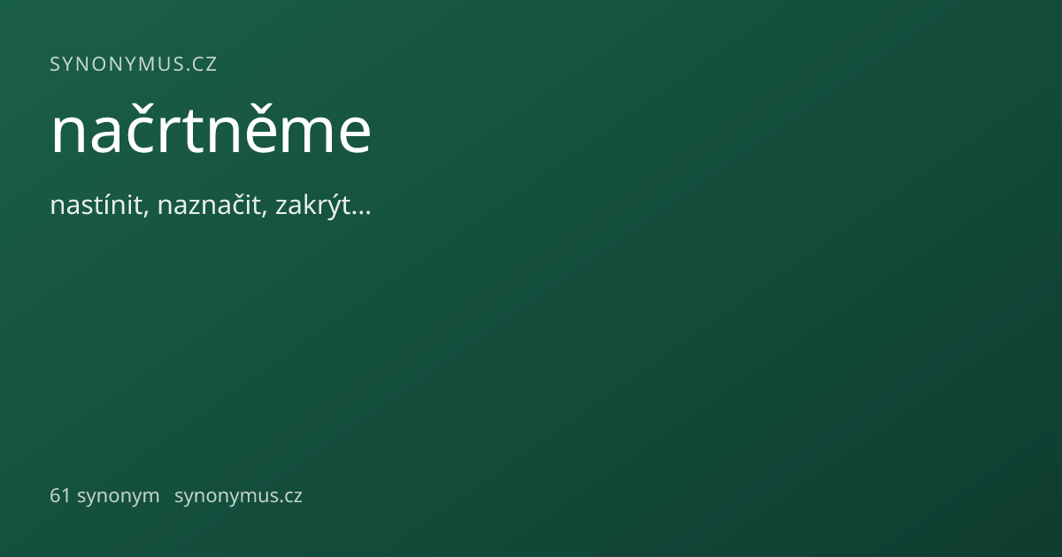 Náhled odkazu: načrtněme