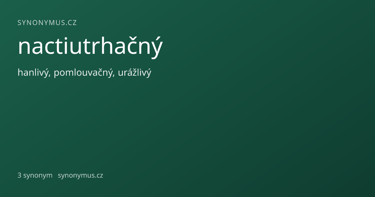 Náhled odkazu: nactiutrhačný