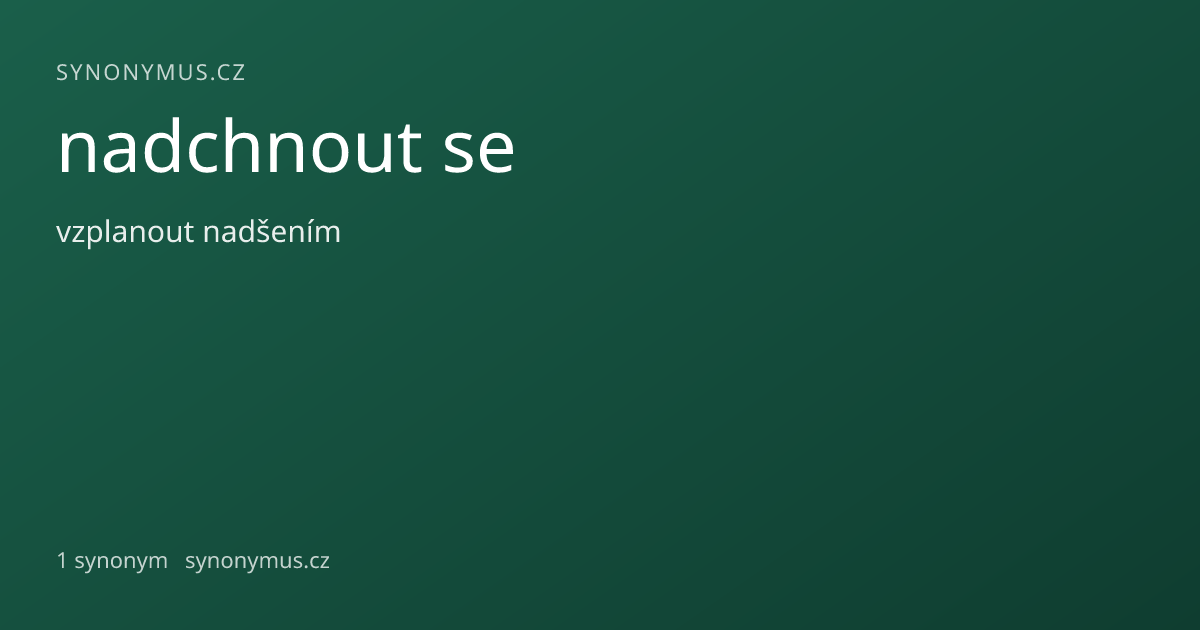 Náhled odkazu: nadchnout se