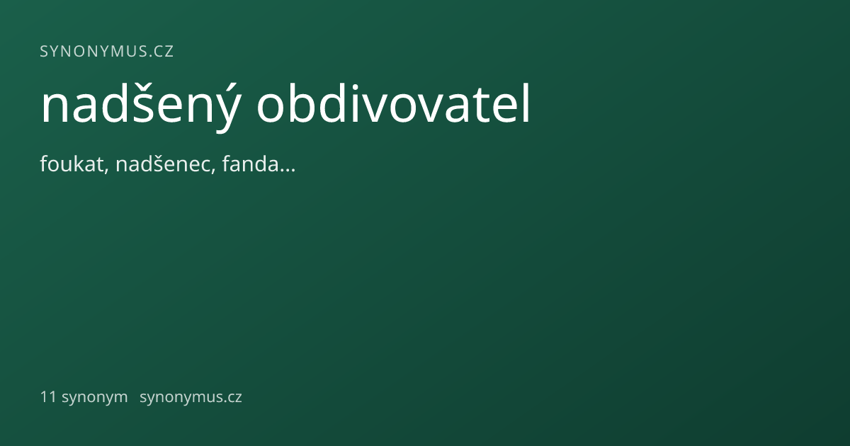 Náhled odkazu: nadšený obdivovatel