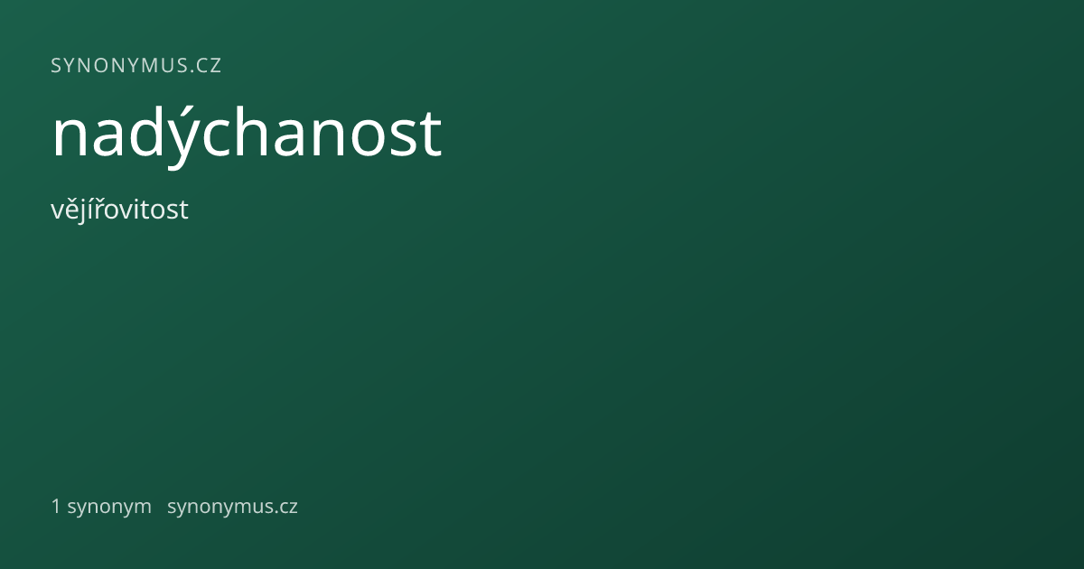 Náhled odkazu: nadýchanost