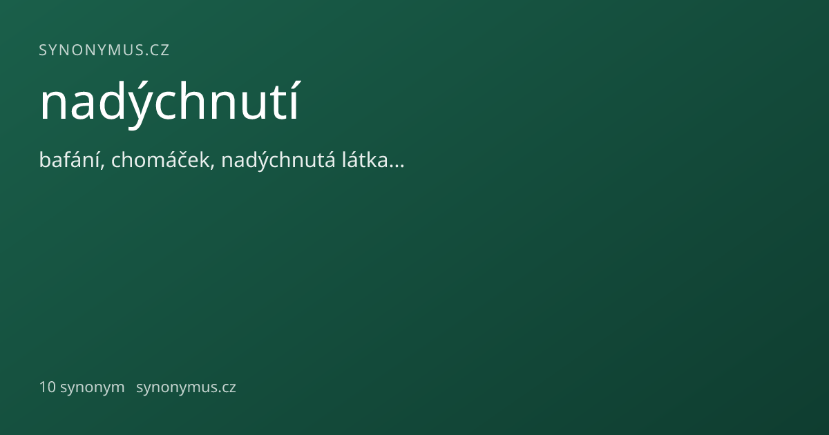 Náhled odkazu: nadýchnutí