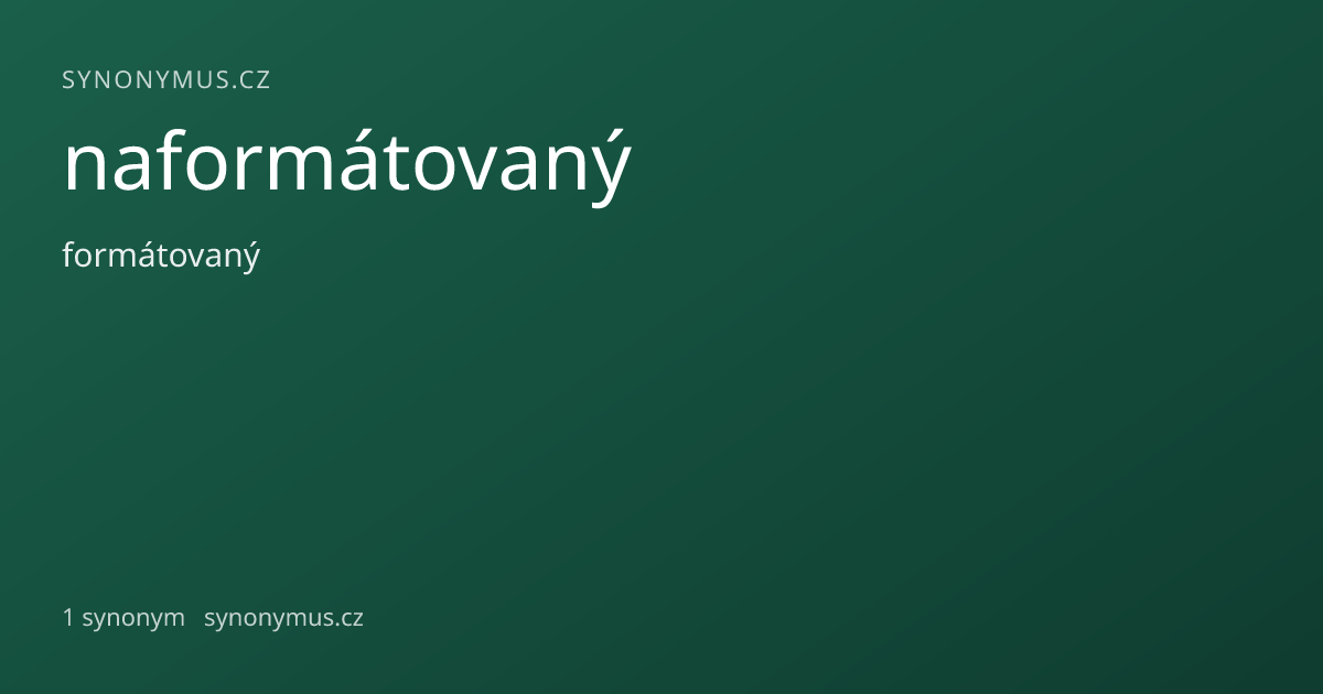 Náhled odkazu: naformátovaný