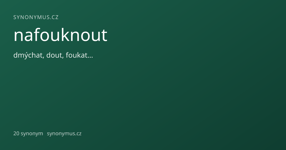 Náhled odkazu: nafouknout