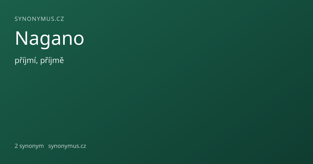 Náhled odkazu: Nagano