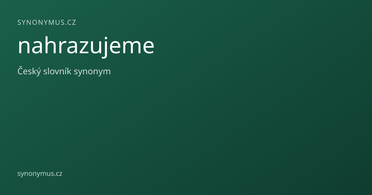 Náhled odkazu: nahrazujeme