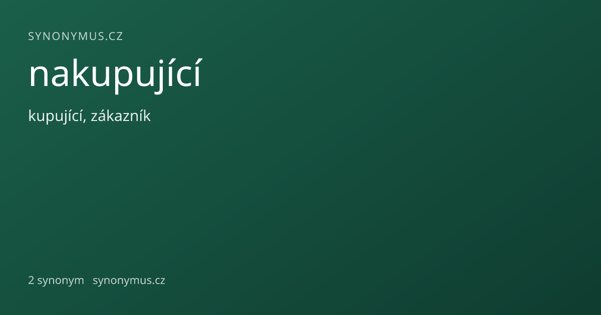 Náhled odkazu: nakupující