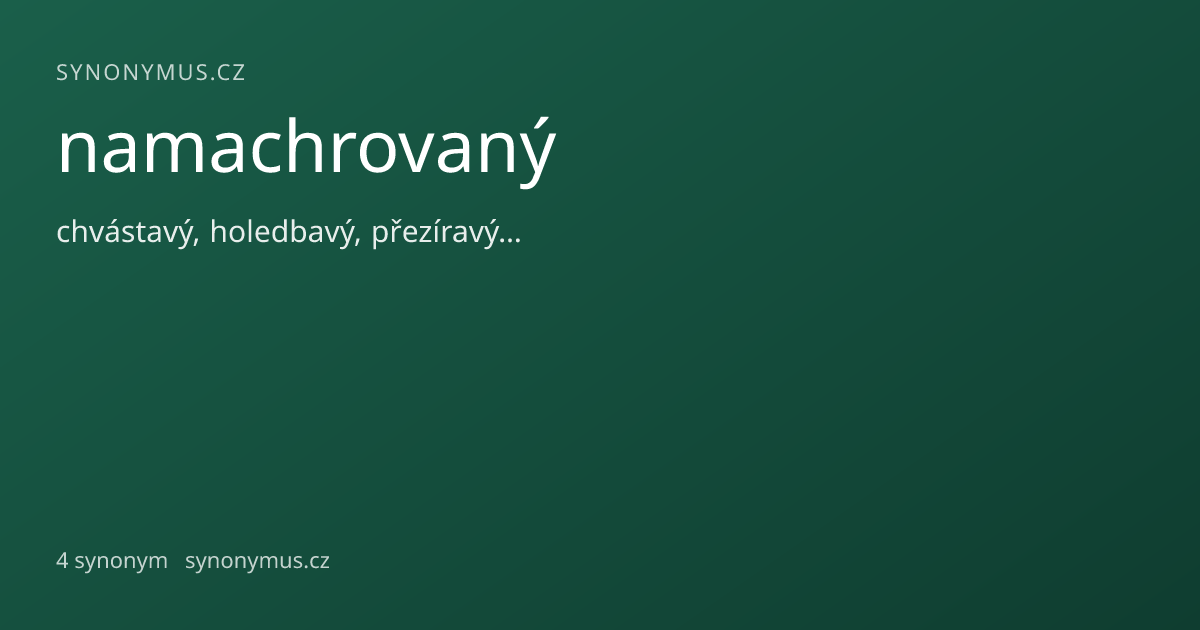 Náhled odkazu: namachrovaný
