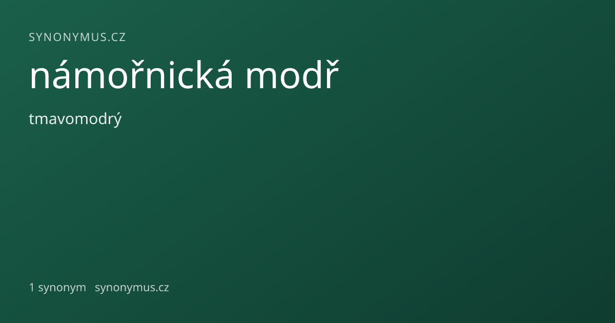 Náhled odkazu: námořnická modř