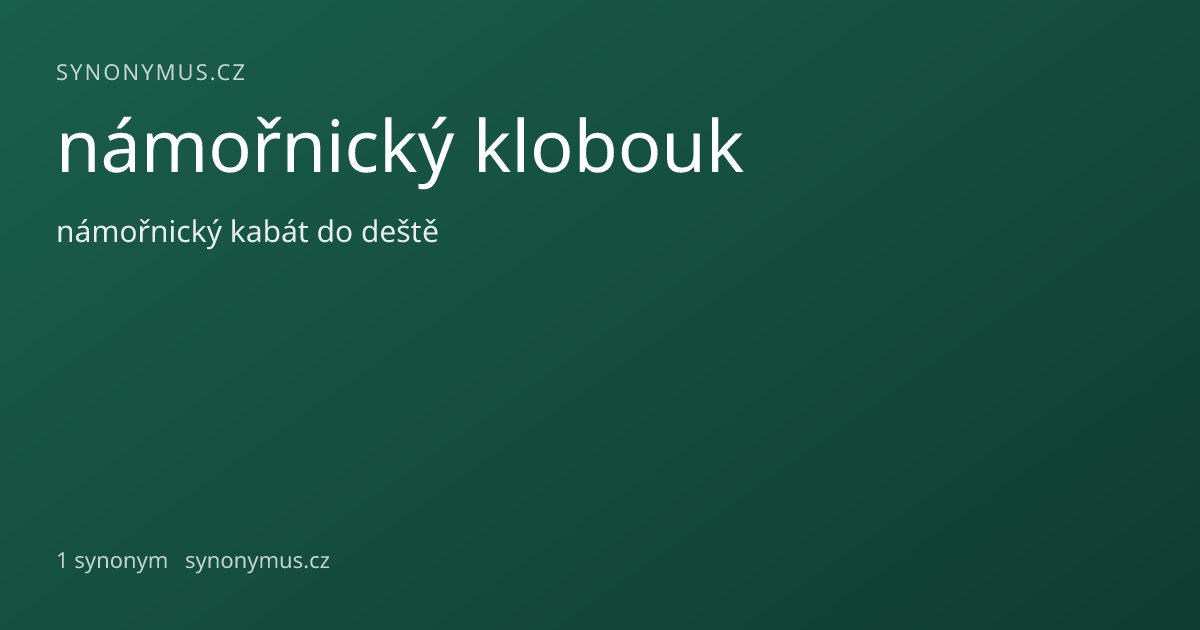 Náhled odkazu: námořnický klobouk