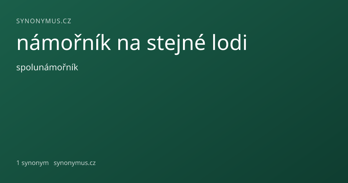 Náhled odkazu: námořník na stejné lodi