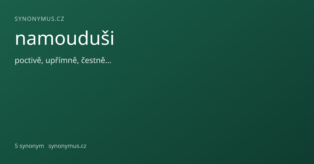 Náhled odkazu: namouduši