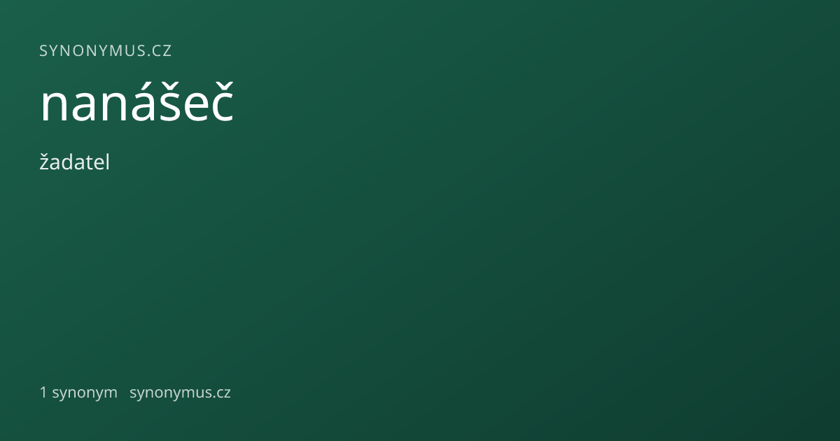 Náhled odkazu: nanášeč