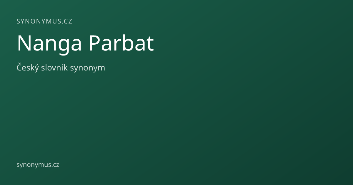 Náhled odkazu: Nanga Parbat