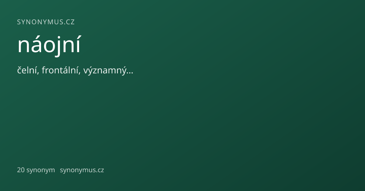 Náhled odkazu: náojní