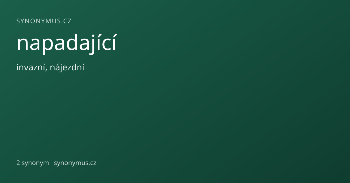 Náhled odkazu: napadající