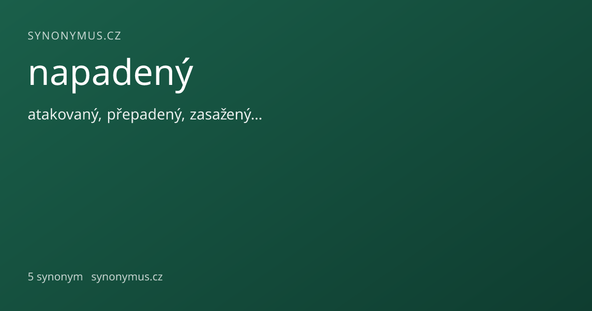 Náhled odkazu: napadený