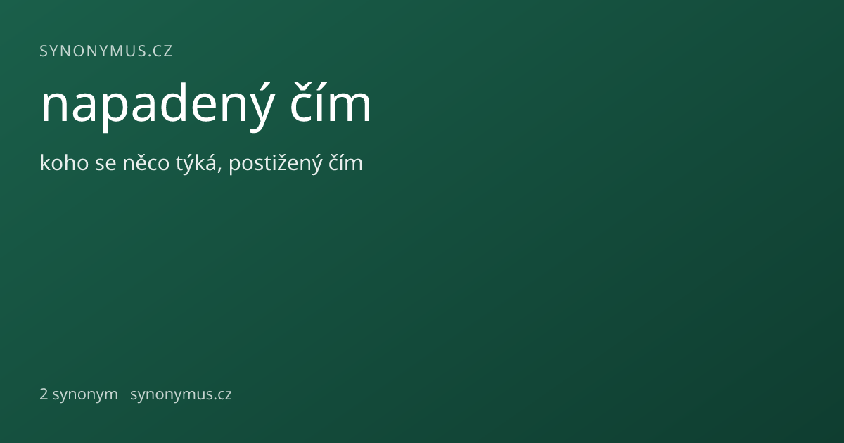 Náhled odkazu: napadený čím
