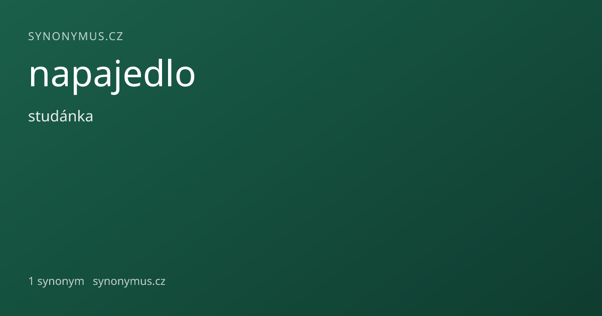 Náhled odkazu: napajedlo