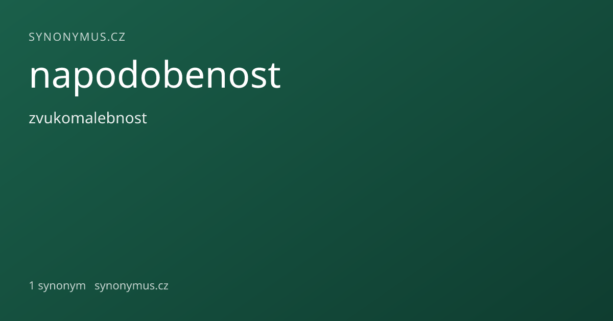 Náhled odkazu: napodobenost