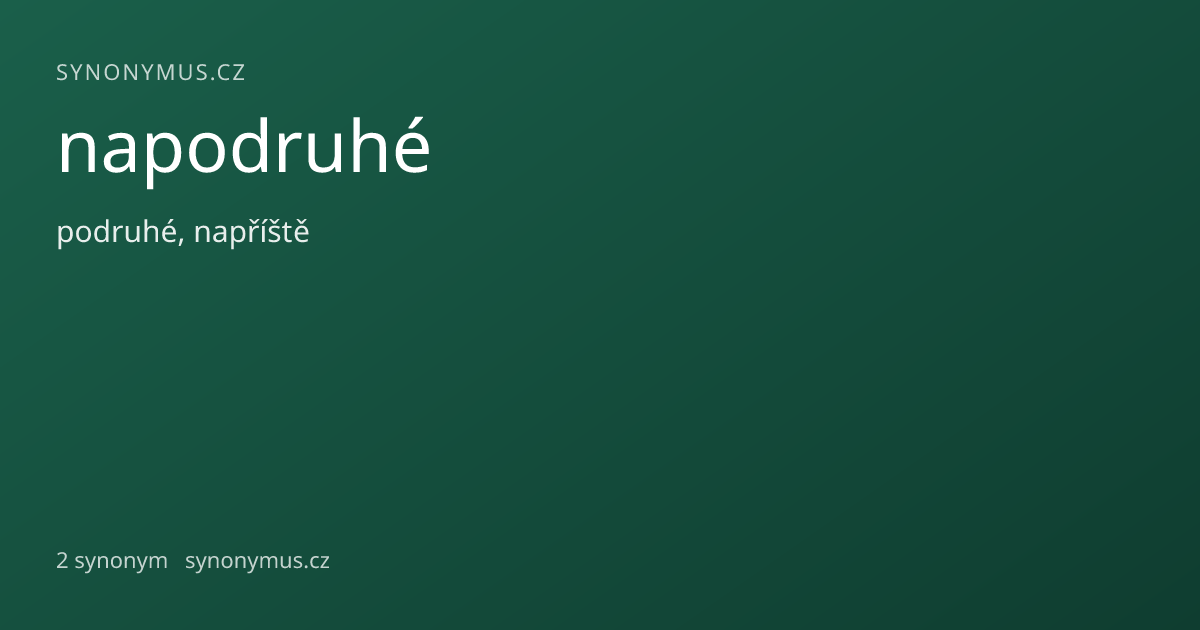 Náhled odkazu: napodruhé
