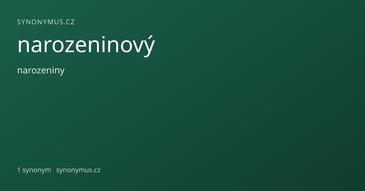 Náhled odkazu: narozeninový
