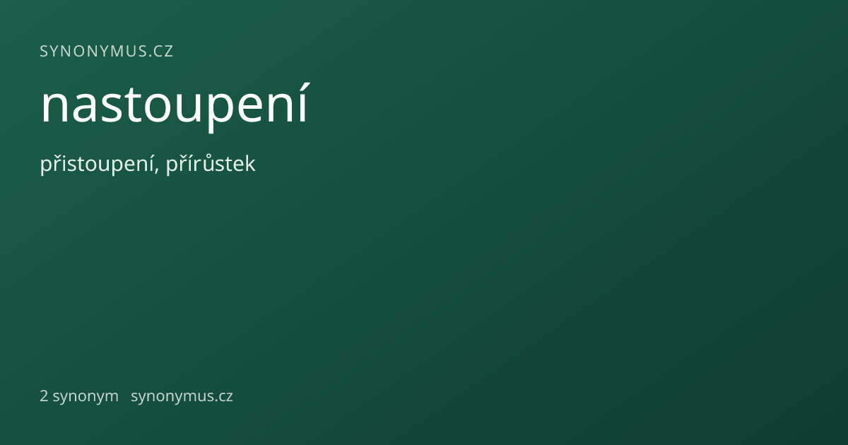 Náhled odkazu: nastoupení