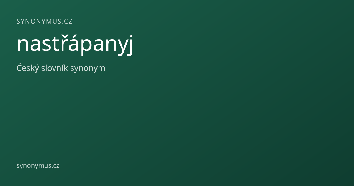 Náhled odkazu: nastřápanyj