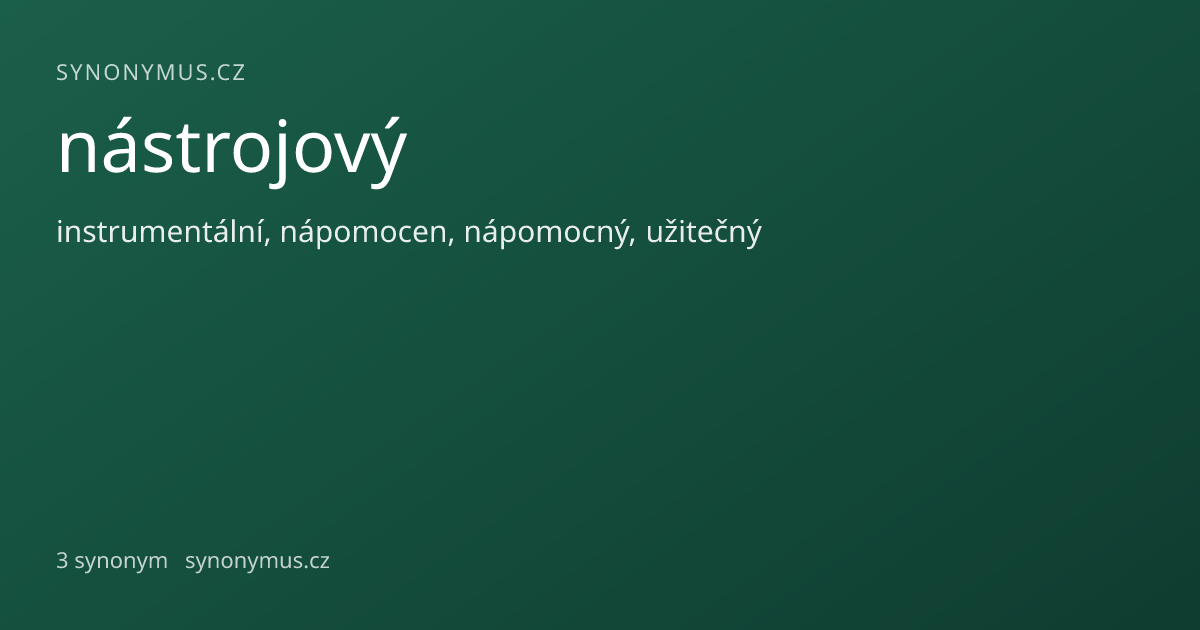Náhled odkazu: nástrojový