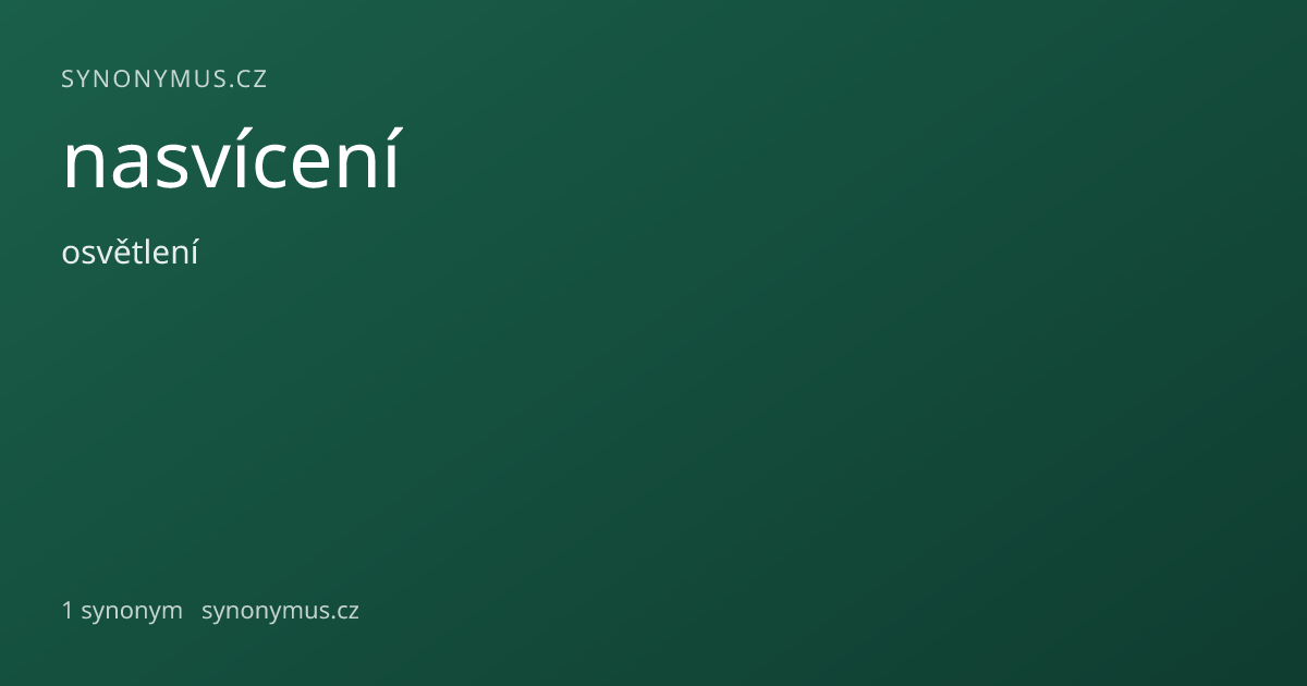 Náhled odkazu: nasvícení