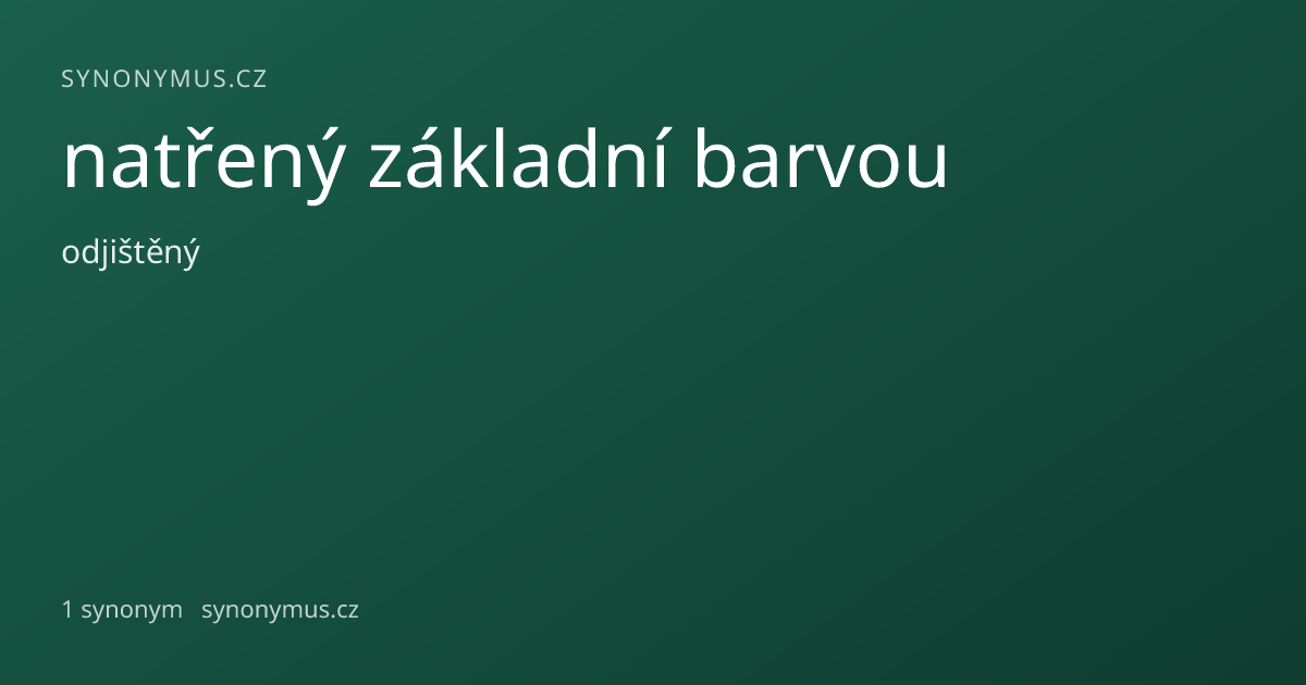Náhled odkazu: natřený základní barvou