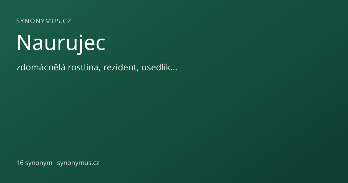 Náhled odkazu: Naurujec