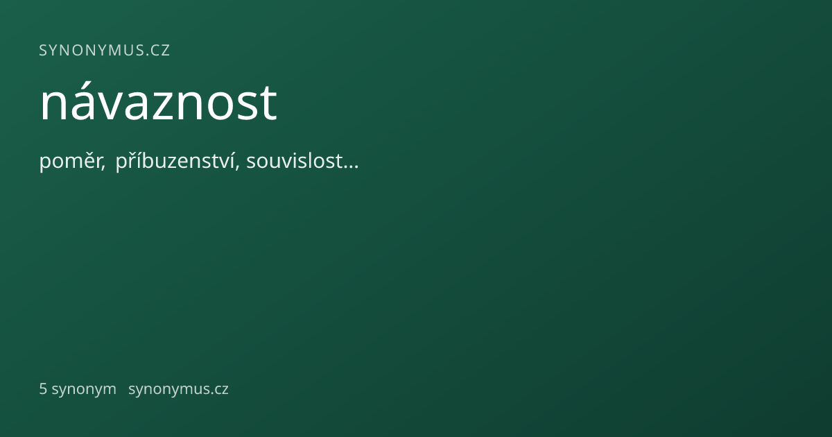 Náhled odkazu: návaznost