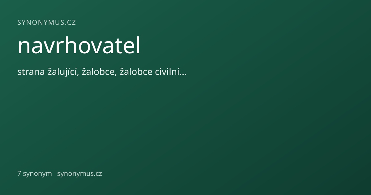 Náhled odkazu: navrhovatel