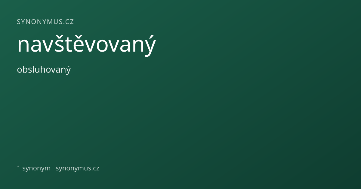 Náhled odkazu: navštěvovaný