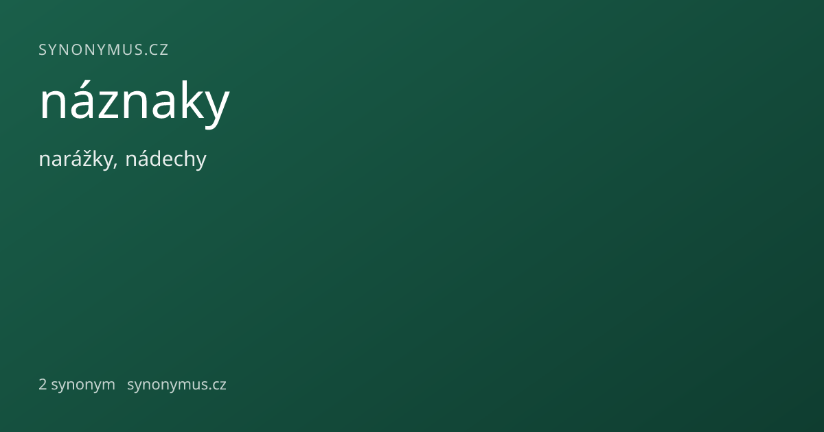 Náhled odkazu: náznaky