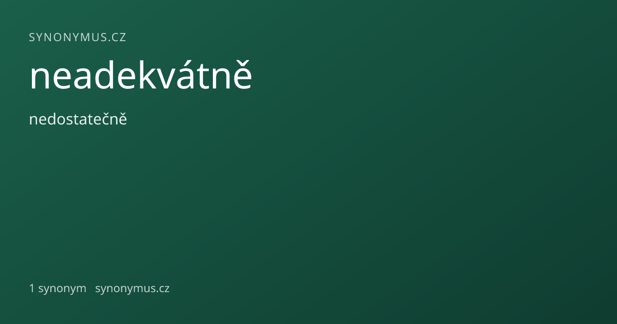 Náhled odkazu: neadekvátně