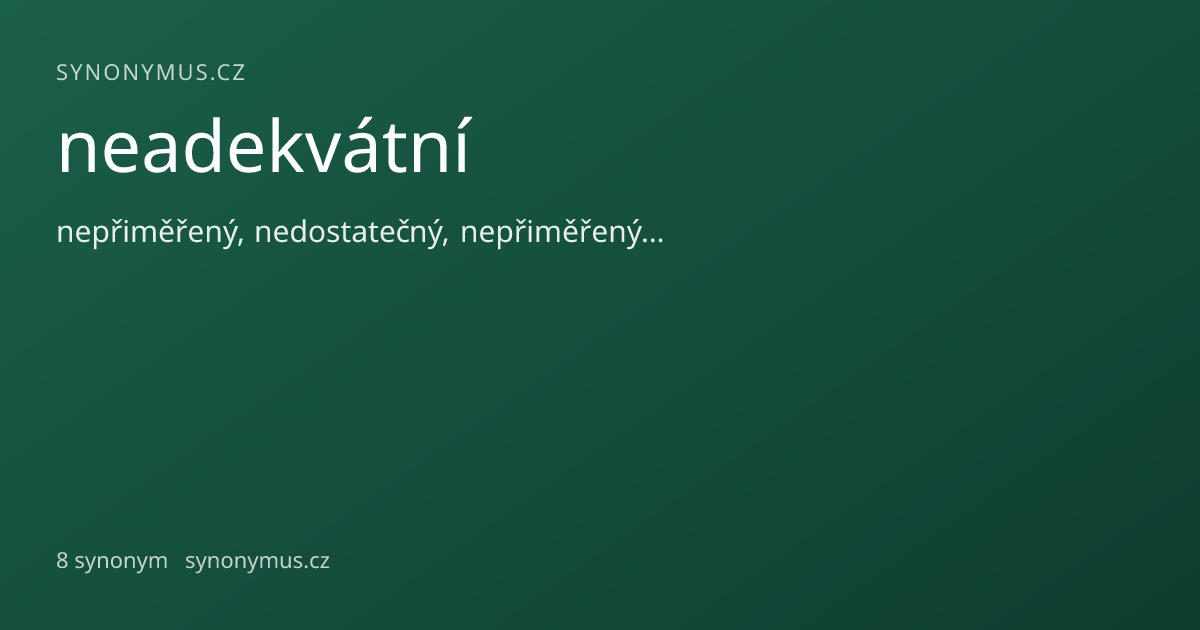 Náhled odkazu: neadekvátní