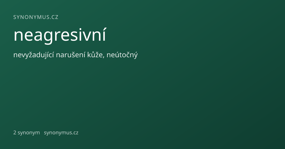 Náhled odkazu: neagresivní