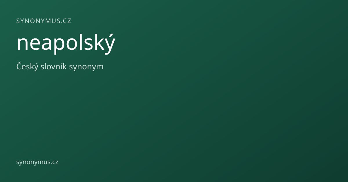 Náhled odkazu: neapolský