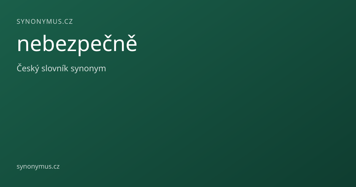 Náhled odkazu: nebezpečně