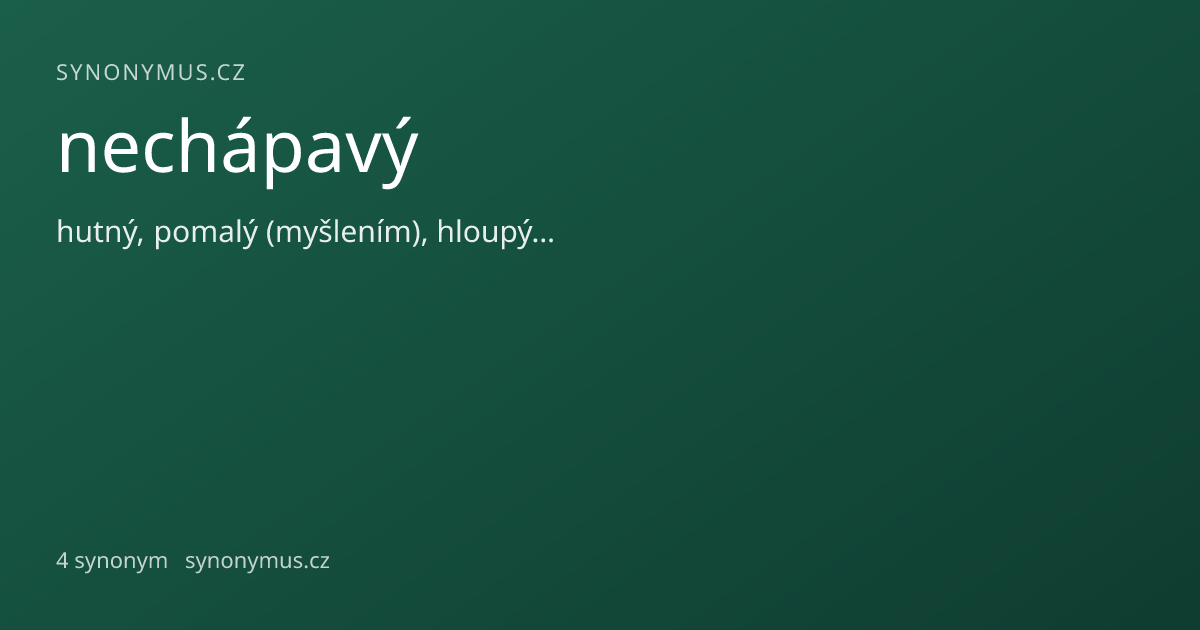 Náhled odkazu: nechápavý