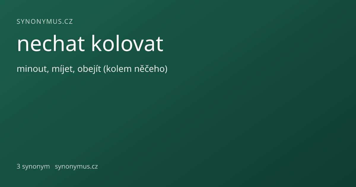 Náhled odkazu: nechat kolovat